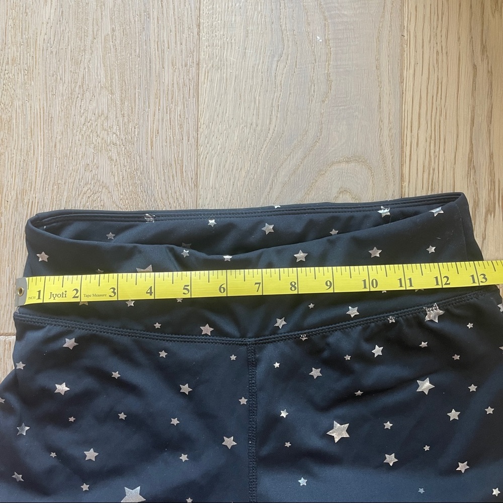 Black with silver stars leggings